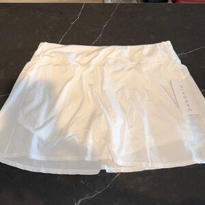Danskin Perforated Skort Bright White